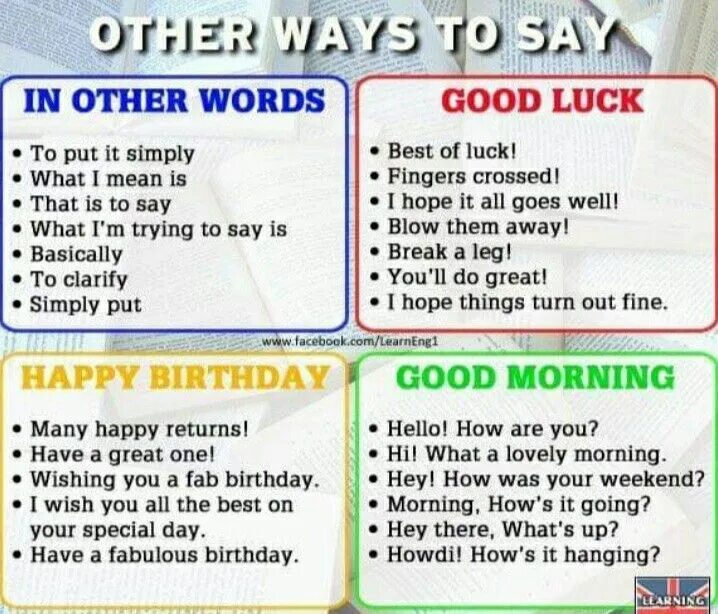 Put a good word. Other ways to say. Other ways to say good. Other ways to say say. Other ways to say good in English.