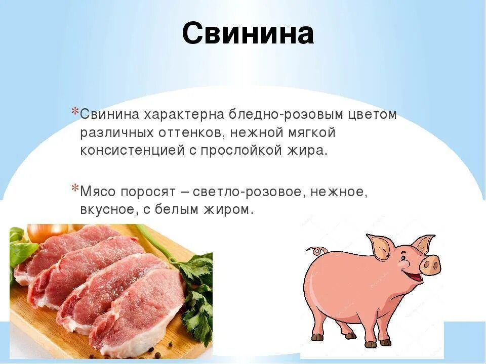 Мясо свинину можно есть