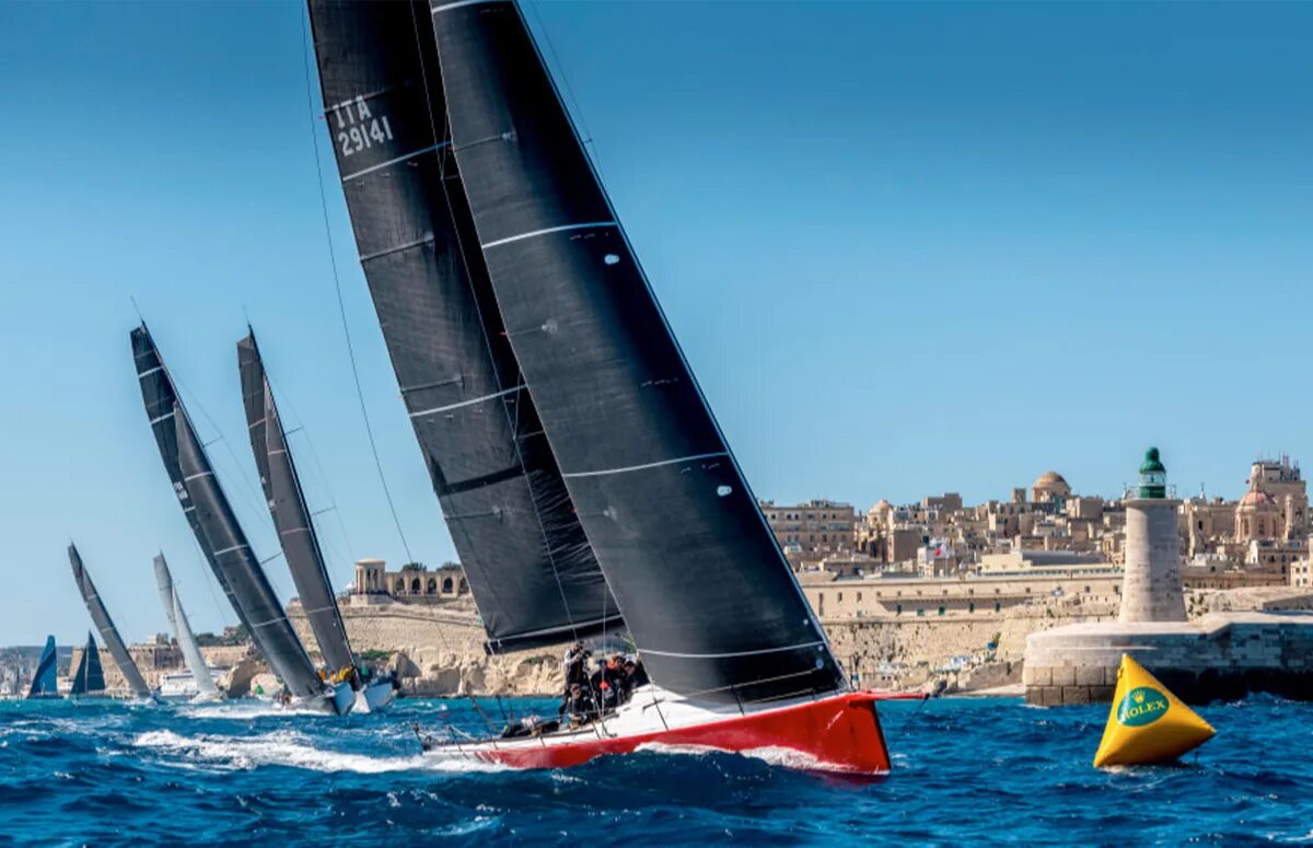 Sea racing. Rolex Middle Sea Race. Регата Rolex. Гонка парусников. Интересные факты регата.