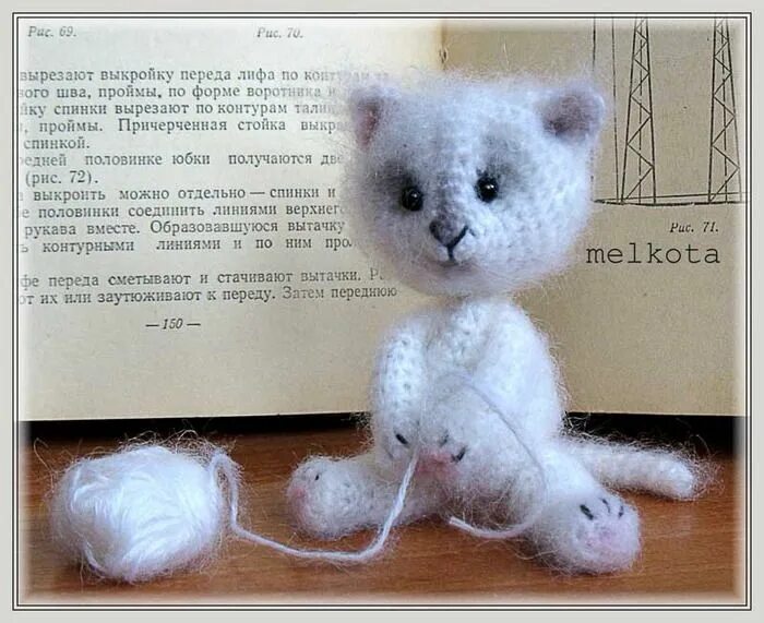 Как связать игрушку котика крючком для начинающих. Вязаный котенок. схема вязания кота. вязаные кошки крючком. игрушки крючком кот описание.