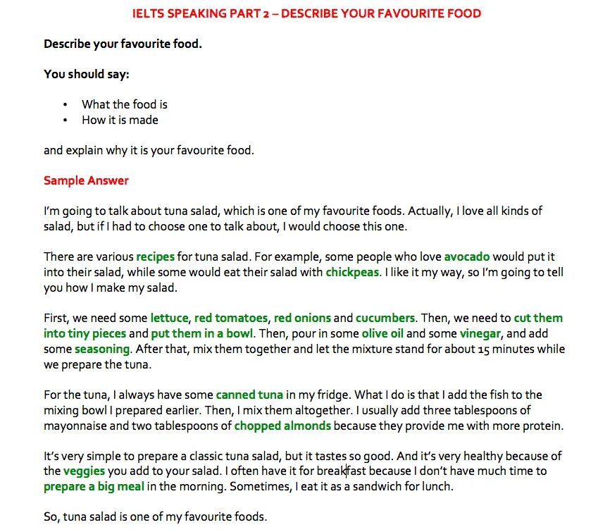 Speaking part 2 3. Ielts speaking part 2. ielts speaking food. ielts speaking part 1 food. ielts speaking part 3 food.