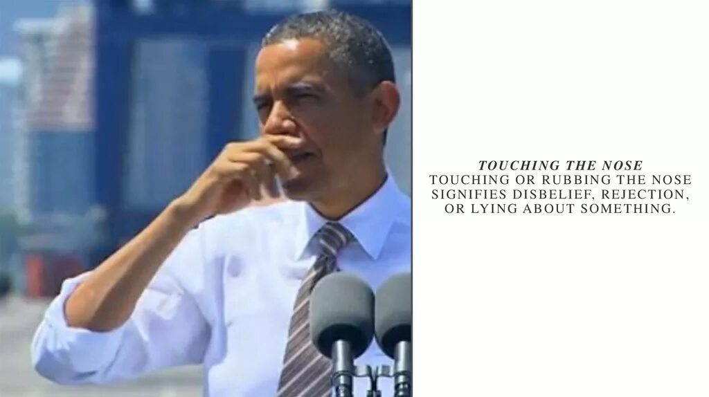 Touch nose. Touching the nose. the nose touch gesture. the nose touch gesture obama. touching nose body language.