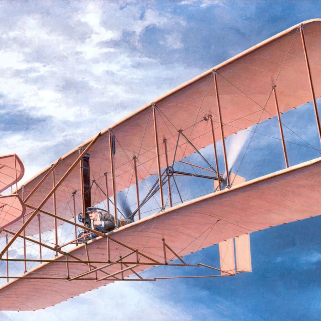 Проект полеты человека. Флайер братьев Райт. Самолет братьев Райт. Братья Райт первый самолет. Первый самолёт в мире флайер-1.