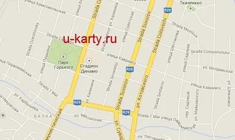 Карта бендеры
