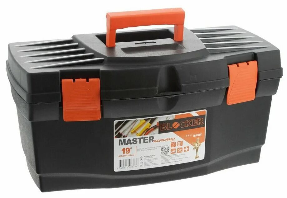 ящик для инструментов master economy 19" (486*256*260мм), арт. ящик blocker master 19. ящик для инструментов blocker master 19. Master 19. ящик для инструментов дельта master 19.