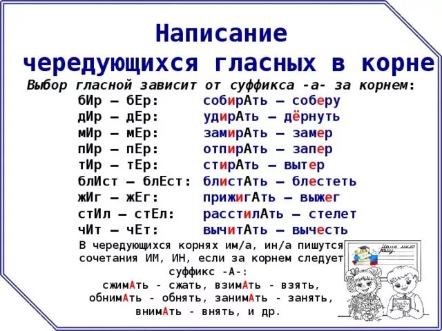 Правописание гласных в корнях с чередованием схема. Вытирайте проверочное слово. Расстилается как пишется. Проверочное слово к слову замирает. Безударная гласная в корне слова проверяемая ударением правило.
