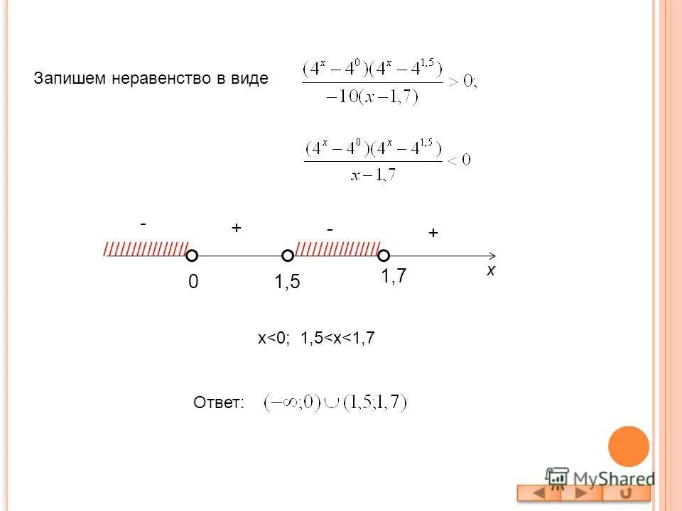 Записать неравенство 3 больше 1