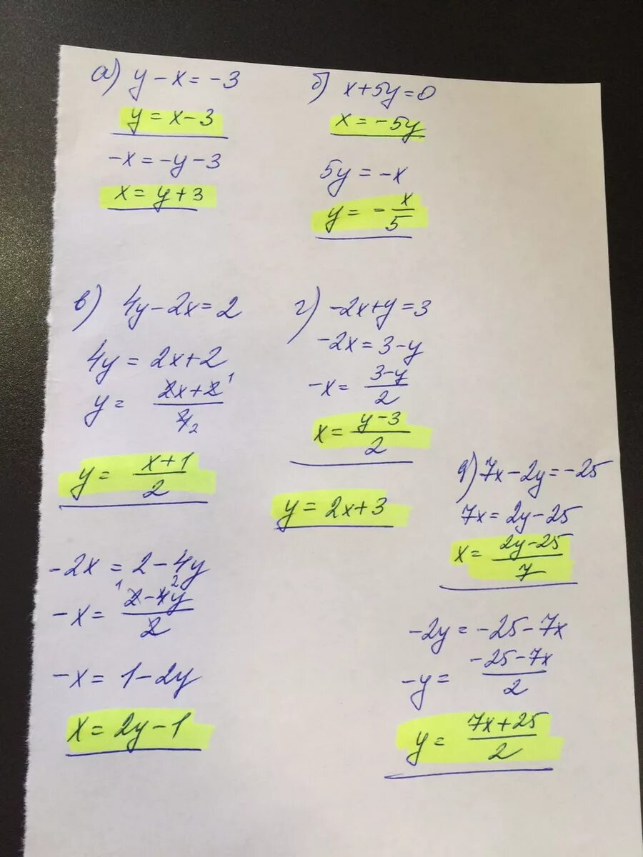 Выразить y через x 2x+1-y=0. Выразить y из уравнения 7x+y=3. Вырази через y 2x+3y=8. Выразить y через x 1/2x+3/4=9.