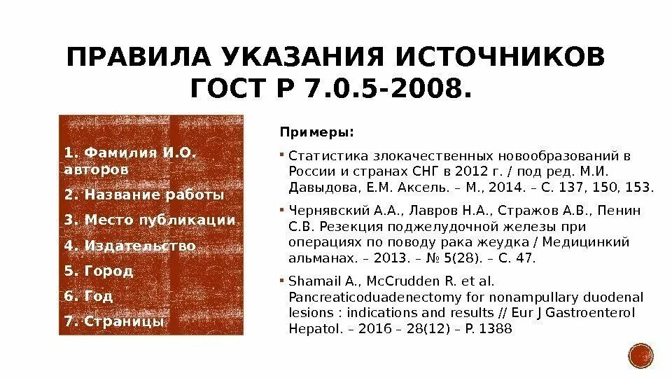 Список литературы по ГОСТУ 7.05-2008. ГОСТ (ГОСТ Р 7.0.5–2008 «библиографическая ссылка»). Пример. Библиографическое описание ГОСТ 7.05-2008. Библиографические ссылки по ГОСТ 7.0.5-2008.