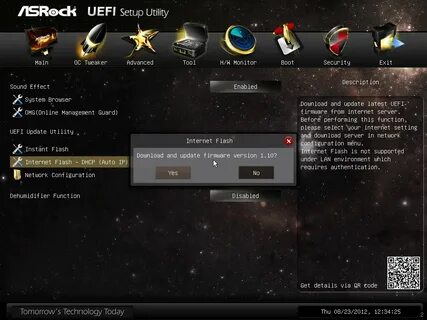 Uefi settings