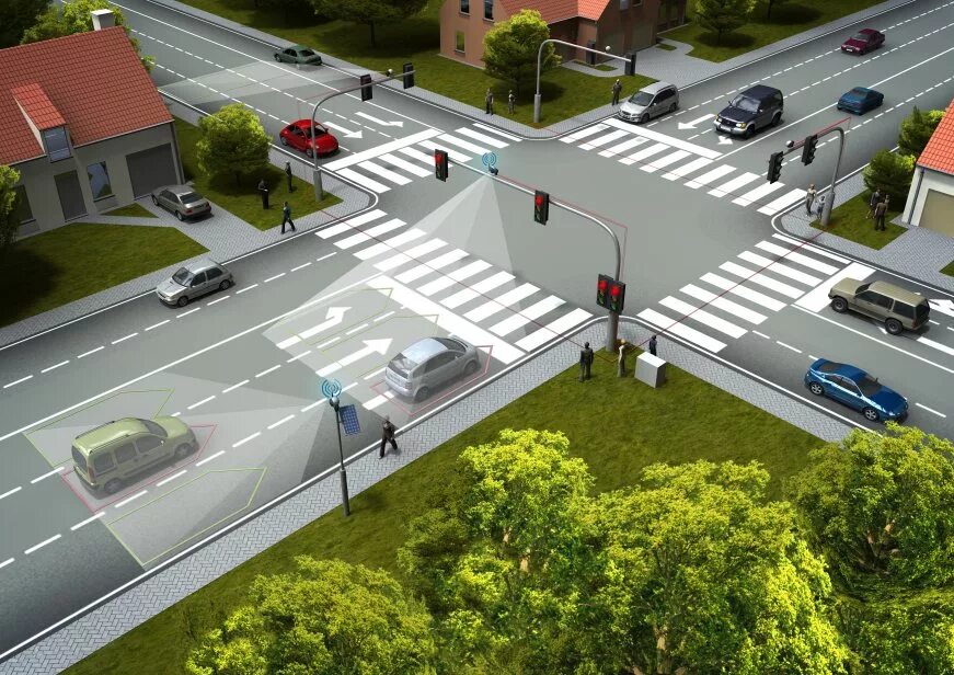 Система АСУДД. Управление дорожным движением. Проектирование перекрестков. Автоматизированные системы управления дорожным движением.