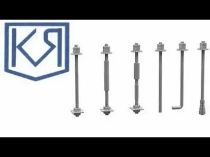 Типы фундаментных болтов