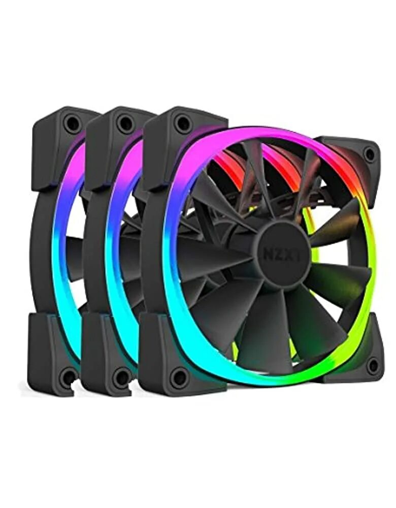 Купить корпусной вентилятор. NZXT вентилятор aer RGB. Вентилятор для корпуса NZXT aer RGB 2 120mm. NZXT aer RGB 2x 140mm Fans and Hue+. NZXT 140 x3.