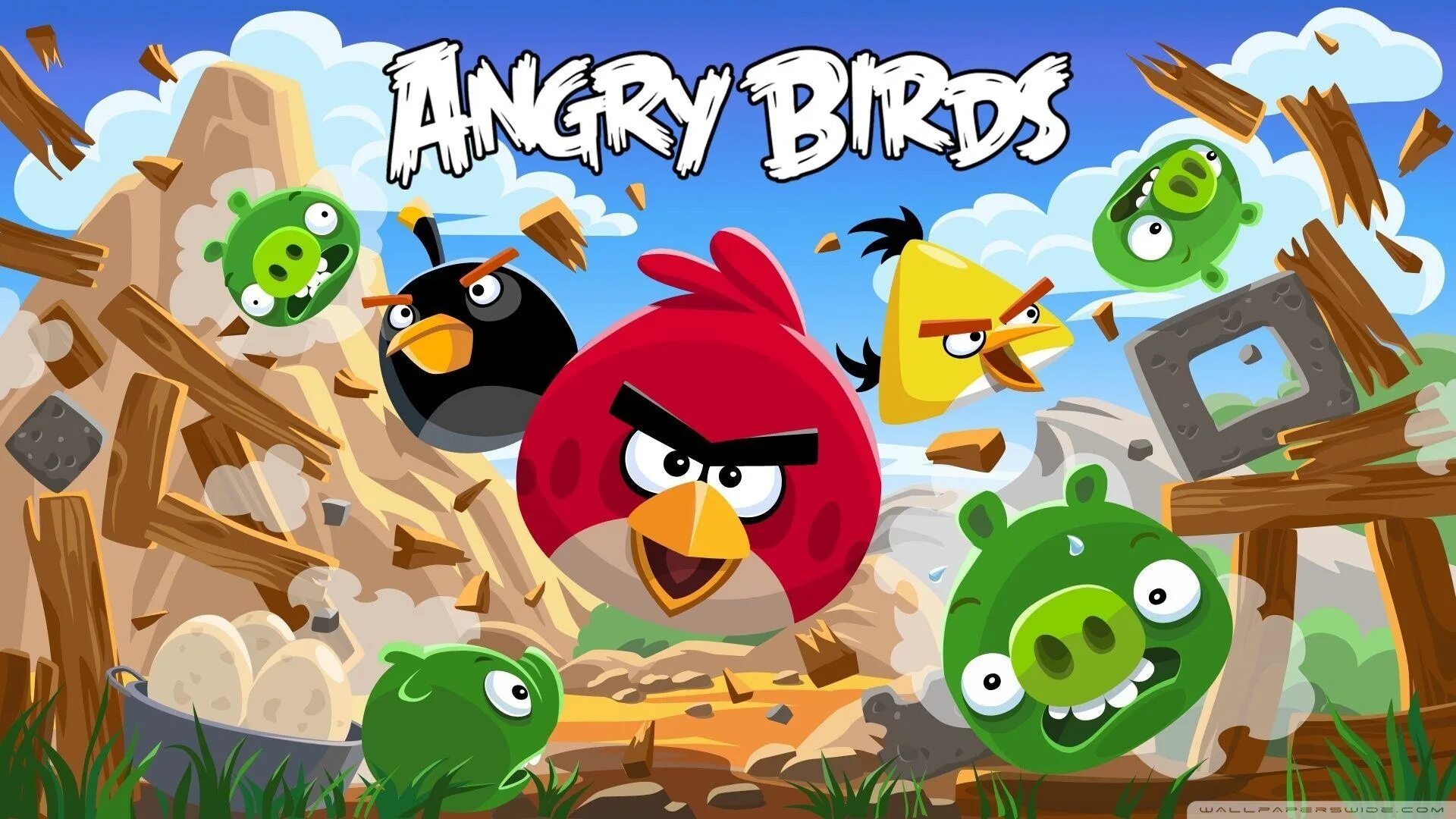 Моды игры angry birds. Angry Birds (игра). Angry Birds 2 игра. Энгри бердз злые птички. Ангрибёрдс злые птенчики.