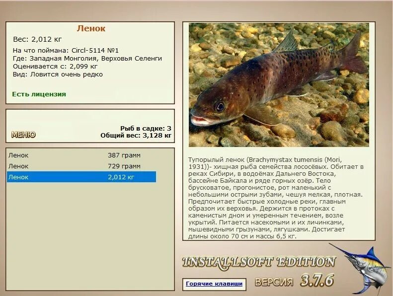 На какой реке ловят рыбу