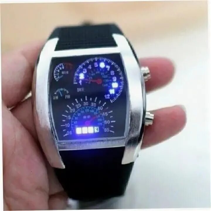 Часы спидометр машины. Часы истребитель стелс stealth led watch. часы &quot;спидометр&quot;. бинарные часы. часы спидометр квадратные синие.