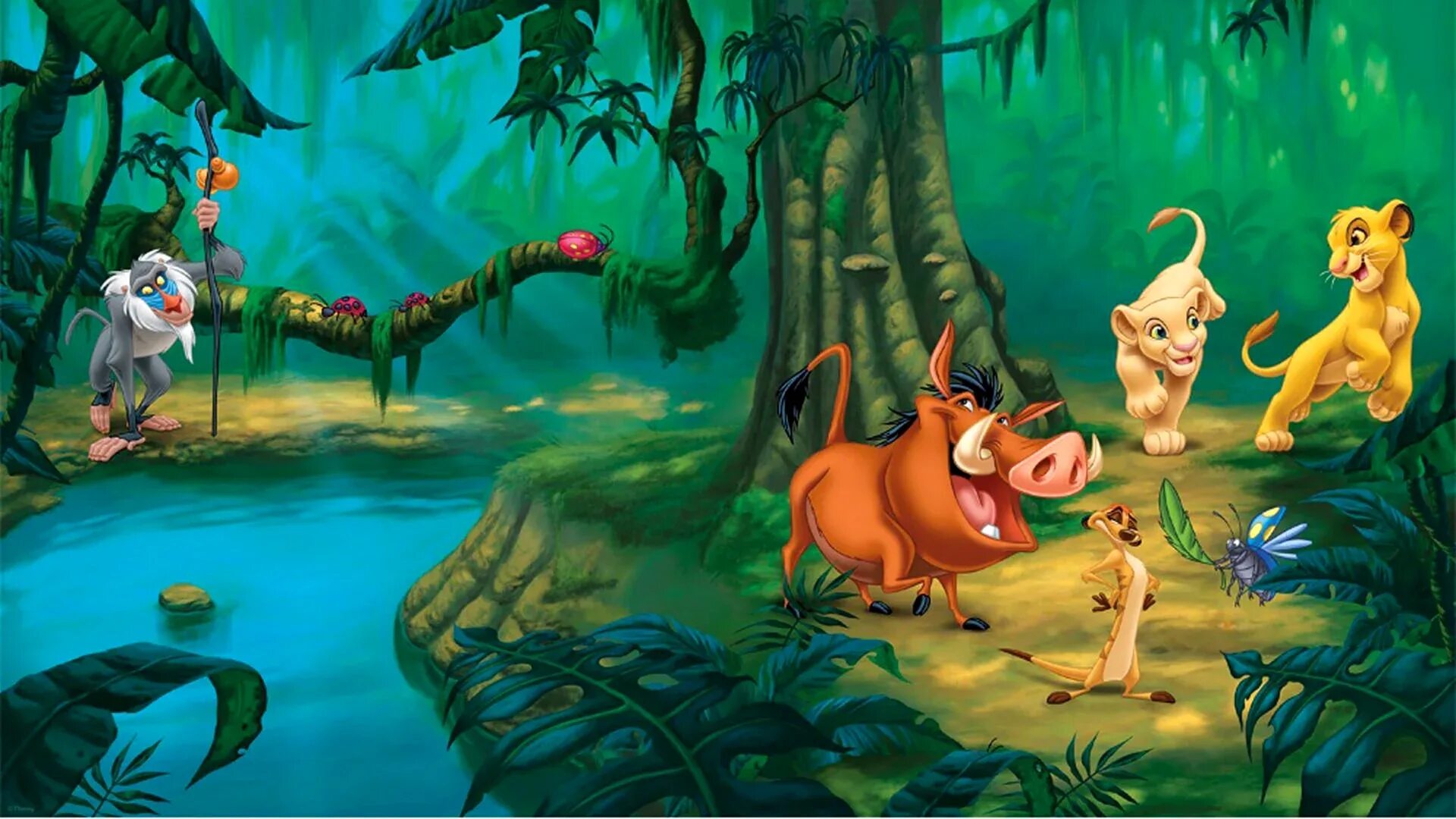 Мои любимые герои мультфильмов шрек пумба маугли. Король Лев Симба и Пумба с Тимоном.