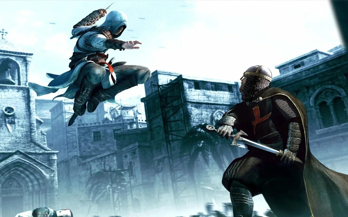 Assassin's Creed 1. Альтаир. Assassin 1 часть. Альтаир игра. Ассасин крид первая часть