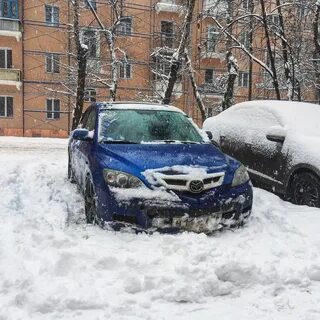 Парковка зимой