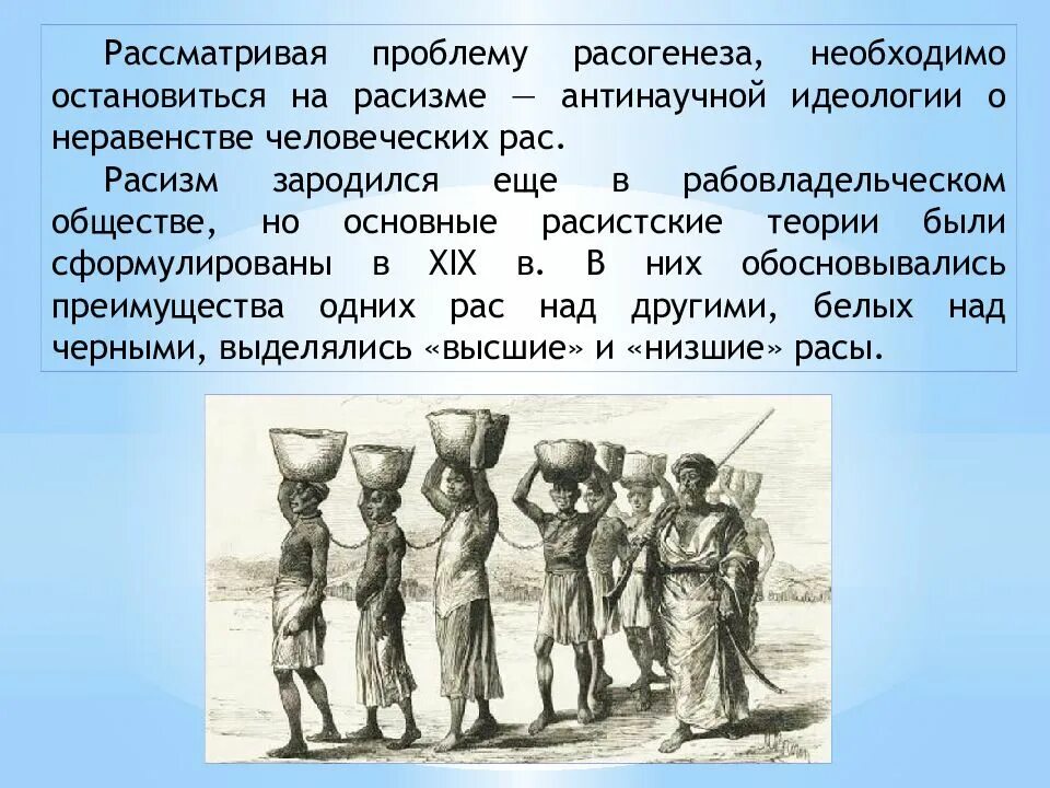 Антинаучный расизм. История развития рас. Расизм антинаучная теория о неравенстве человеческих. История возникновения расизма. В чем несостоятельность расизма.