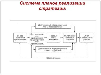 План организации