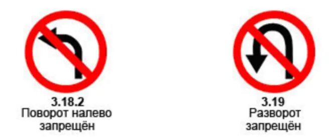 Запрет поворота налево запрещает разворот. Запрет поворота налево запрещает разворот