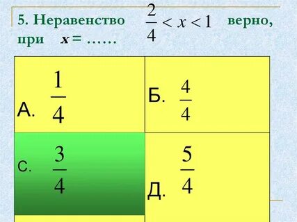 Верные неравенства