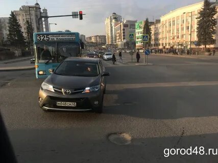 Пробки в липецке сейчас