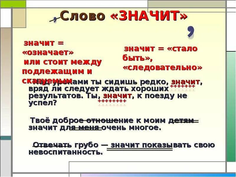 Что значит слово собственно. Что значит слово. означает или обозначает. значит или значит. как правильно написать слово значит.