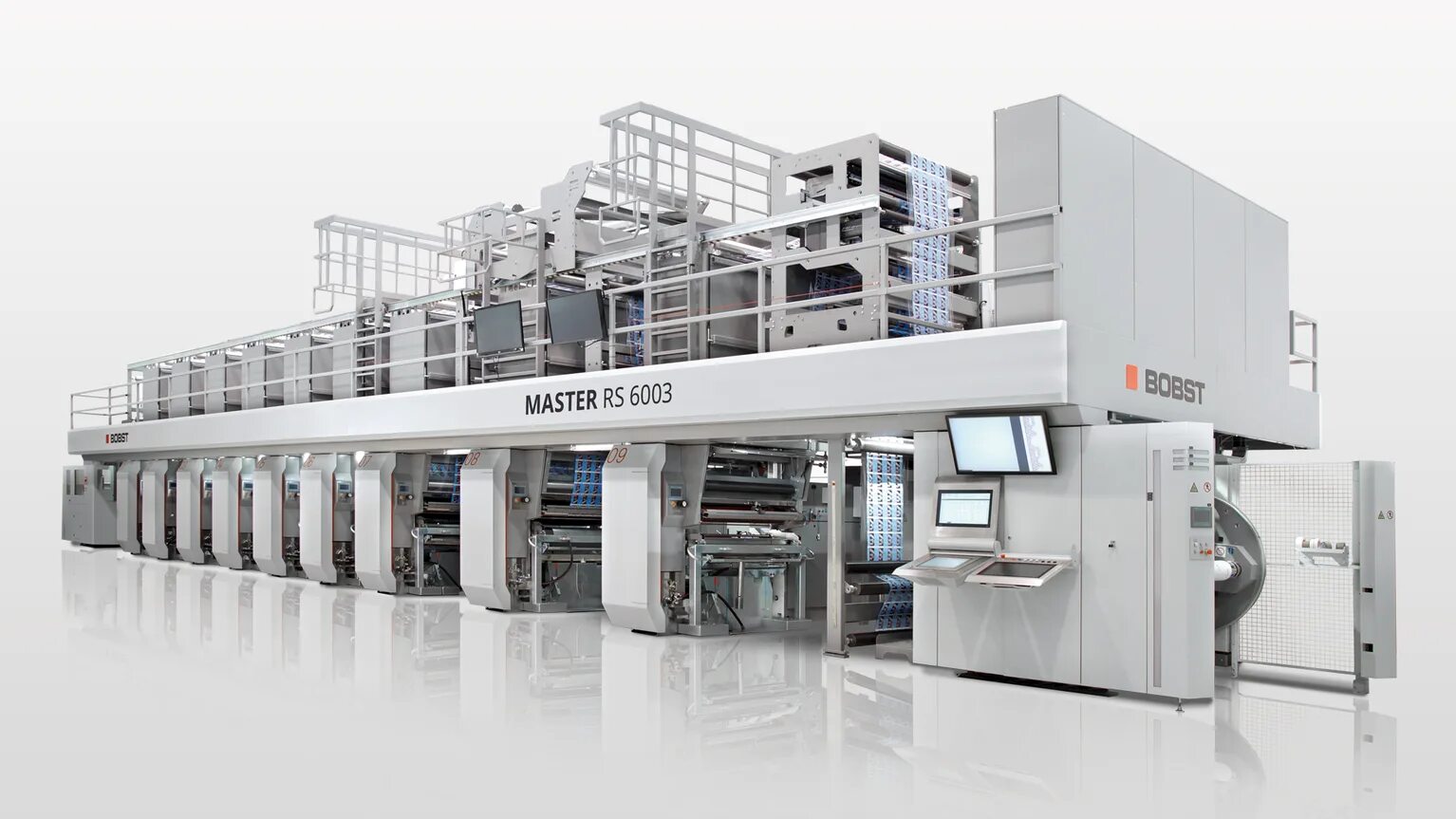 Rs masters. Bobst Master RS 6003. Бобст печатная машина. Ротогравюрная печатная машина Bobst. Печатная машина Manugraph cl3191.