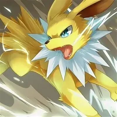 Jolteon anthro Dance. Покемон с языком