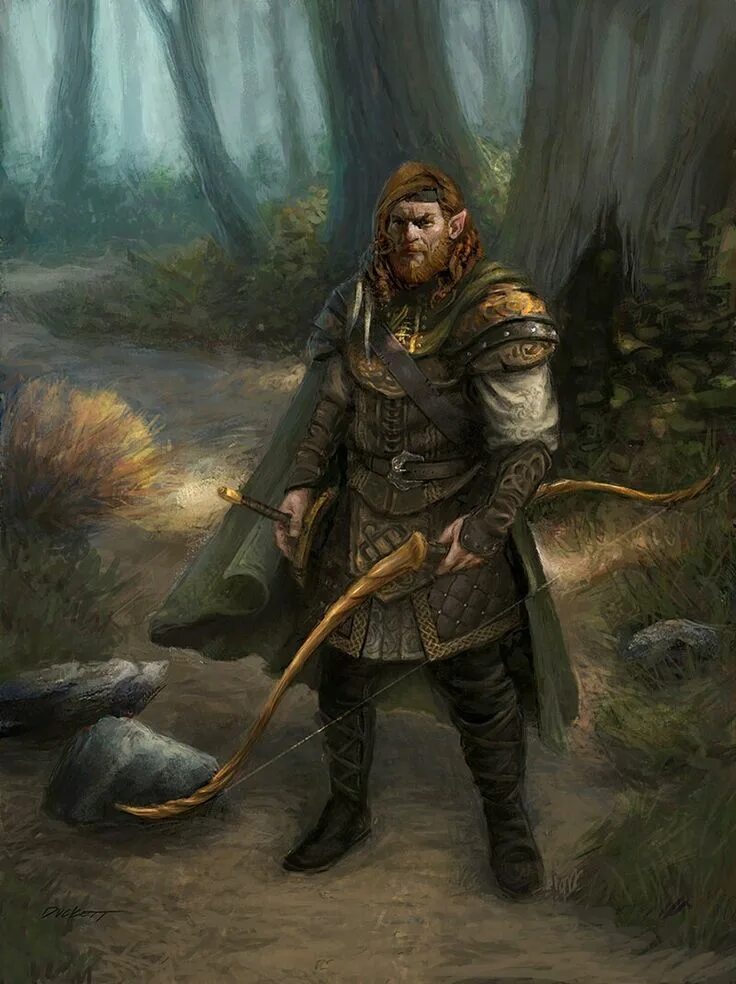 Отряд эльфов. Друид днд арт. Старый следопыт. Старый следопыт ганс. Старый следопыт.