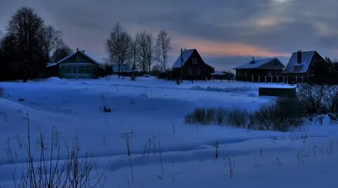 Смеркается безлюдно звездно