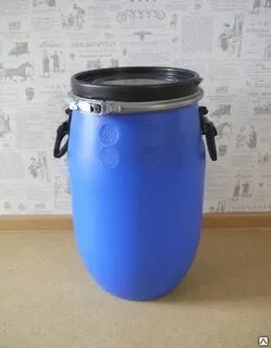 Пластиковые бочки с хомутом