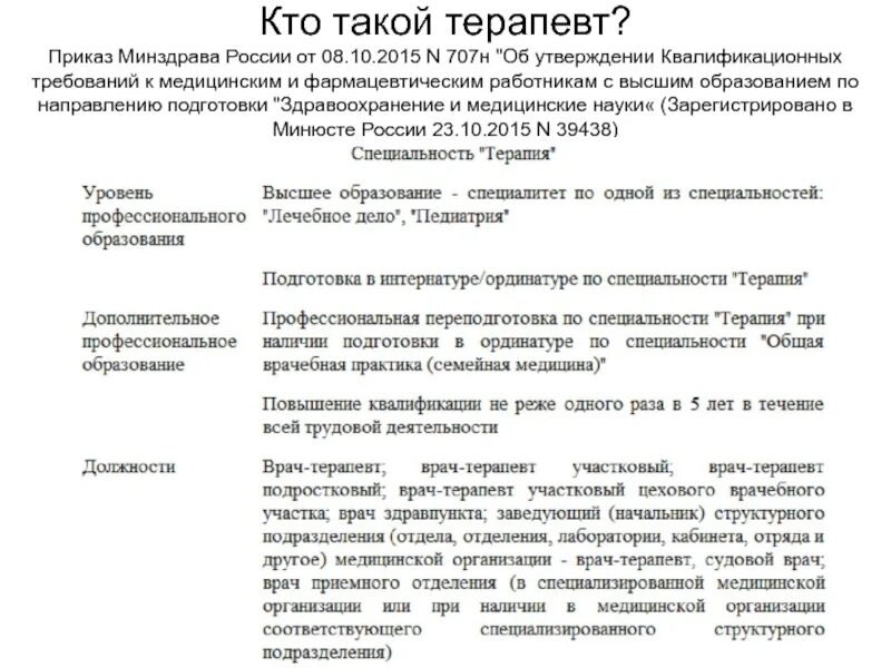 Квалификационные требования врача. Специальности врачей приказ Минздрава. Квалификационные требования к медицинским работникам. Квалификационные требования к врачу-специалисту.