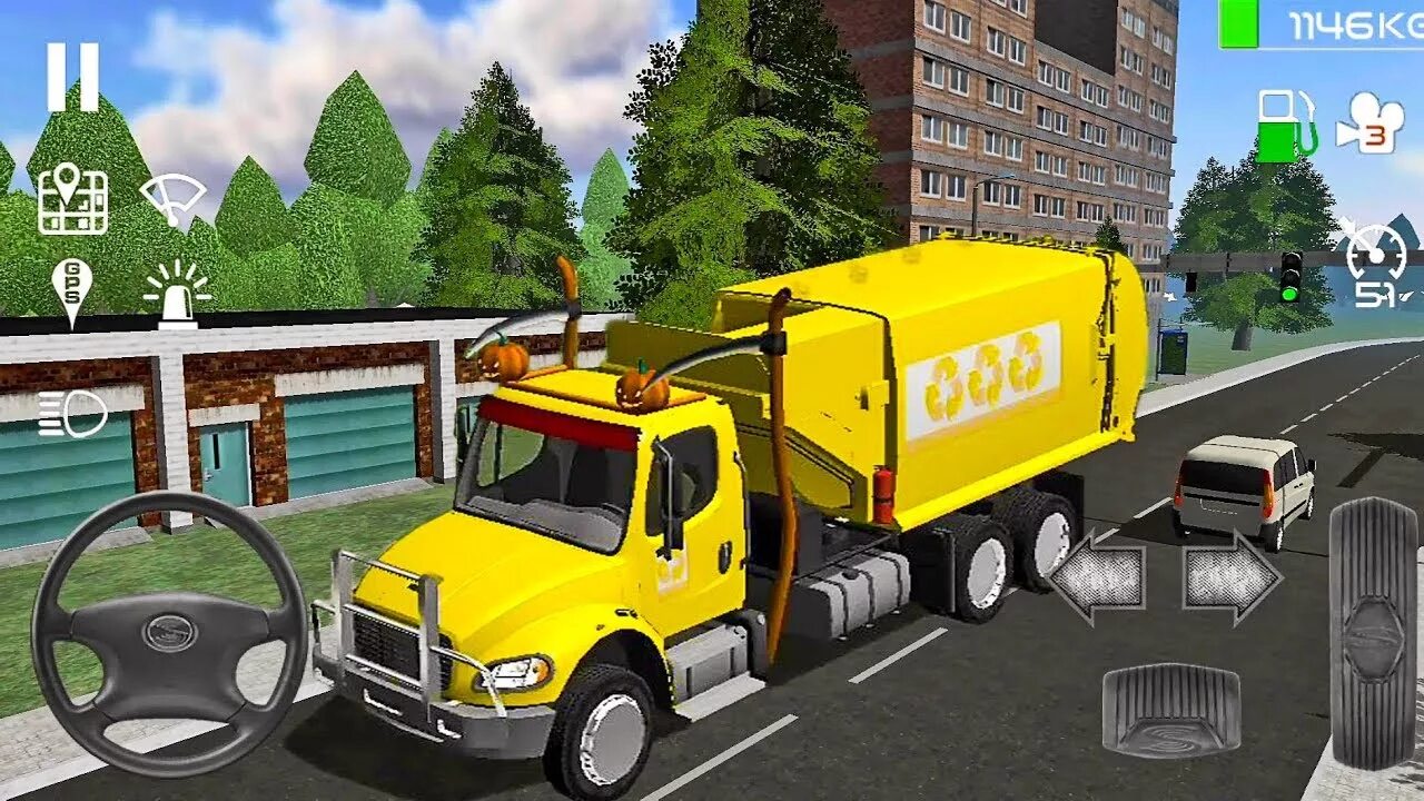 Trash Truck Simulator. Газель мусоровоз игр. Игра мусоровоз 3d.