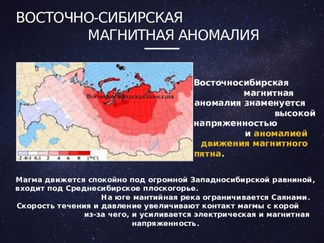 Где находится магнитная аномалия