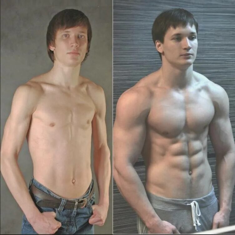 Накаченное тело за месяц. Накачаться худому. Накачки тела. Денис гусев бодибилдинг. Раскачался за год.