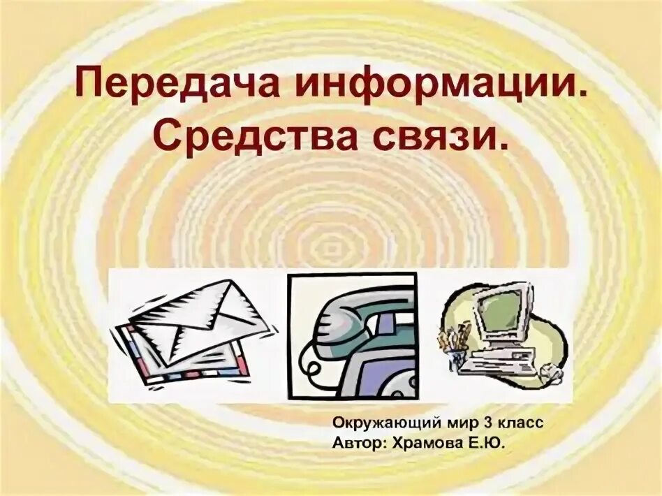 Средства информации и связи 3 класс презентация. Средства информации и связи 3 класс презентация