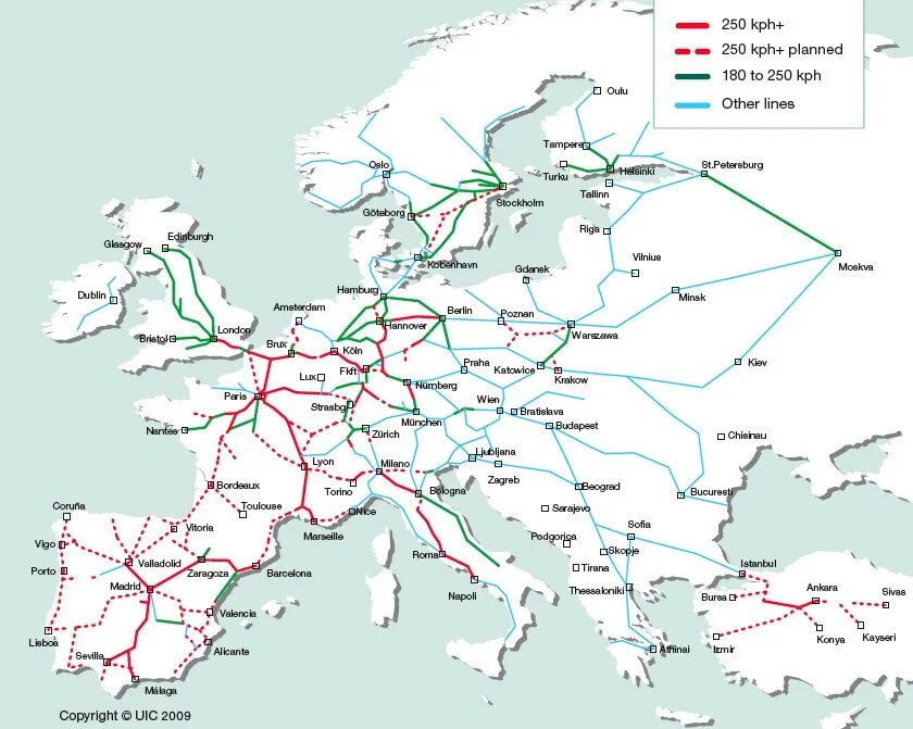 Железные дороги европейского россии. Карта ЖД дорог Европы. Железные дороги Европы схема. Высокоскоростные железные дороги Европы схема. Схема скоростных железных дорог Европы.