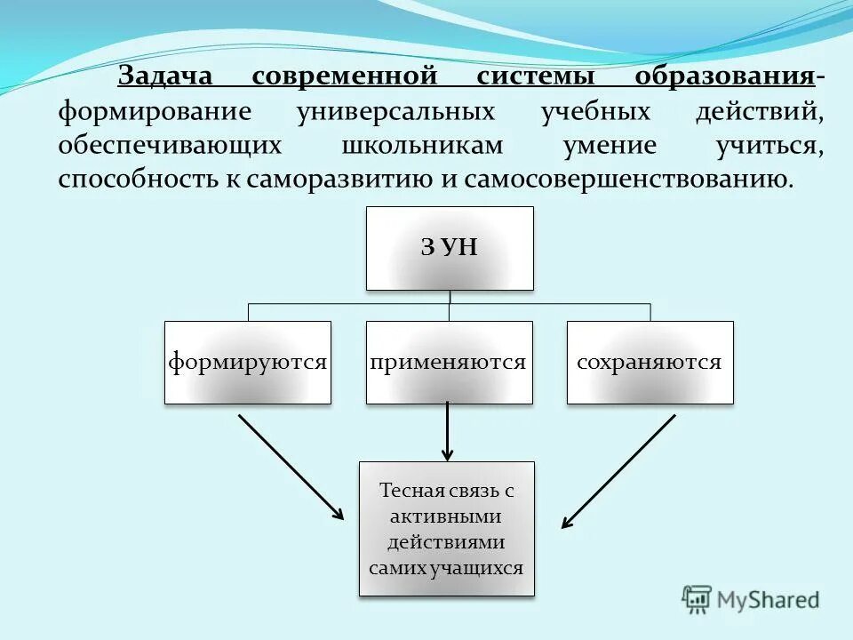 Система образования формируется