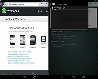 Как установить whatsapp на телефоне андроид
