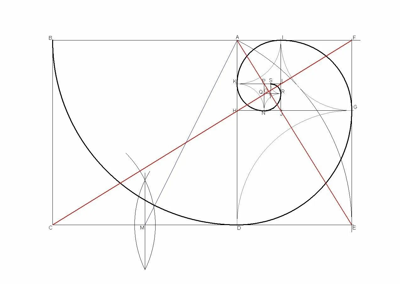 Циркуль фибоначчи. Спираль Фибоначчи золотое сечение. Спираль Архимеда золотое сечение. Золотое сечение Фибоначчи чертеж. Спираль Архимеда Фибоначчи.