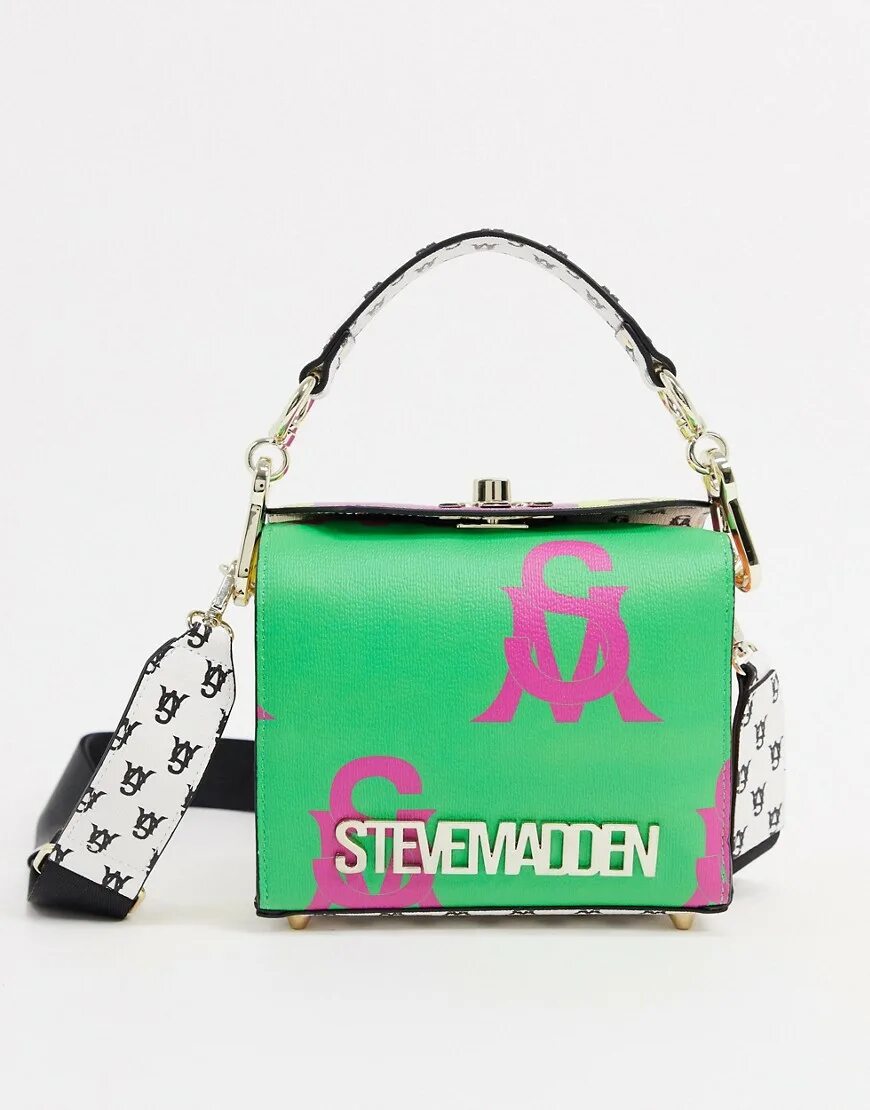 Steve madden сумки. Сумка steve madden салатовая. steve madden сумка зеленая. сумки стив мадден женские. зеленая сумка через плечо с принтом логотипа steve madden.