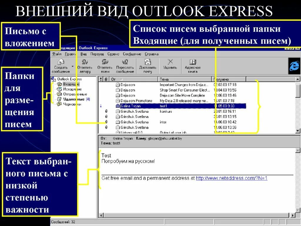 Outlook вид. Аутлук вид. Аутлук вид папки входящие. Outlook внешний вид.