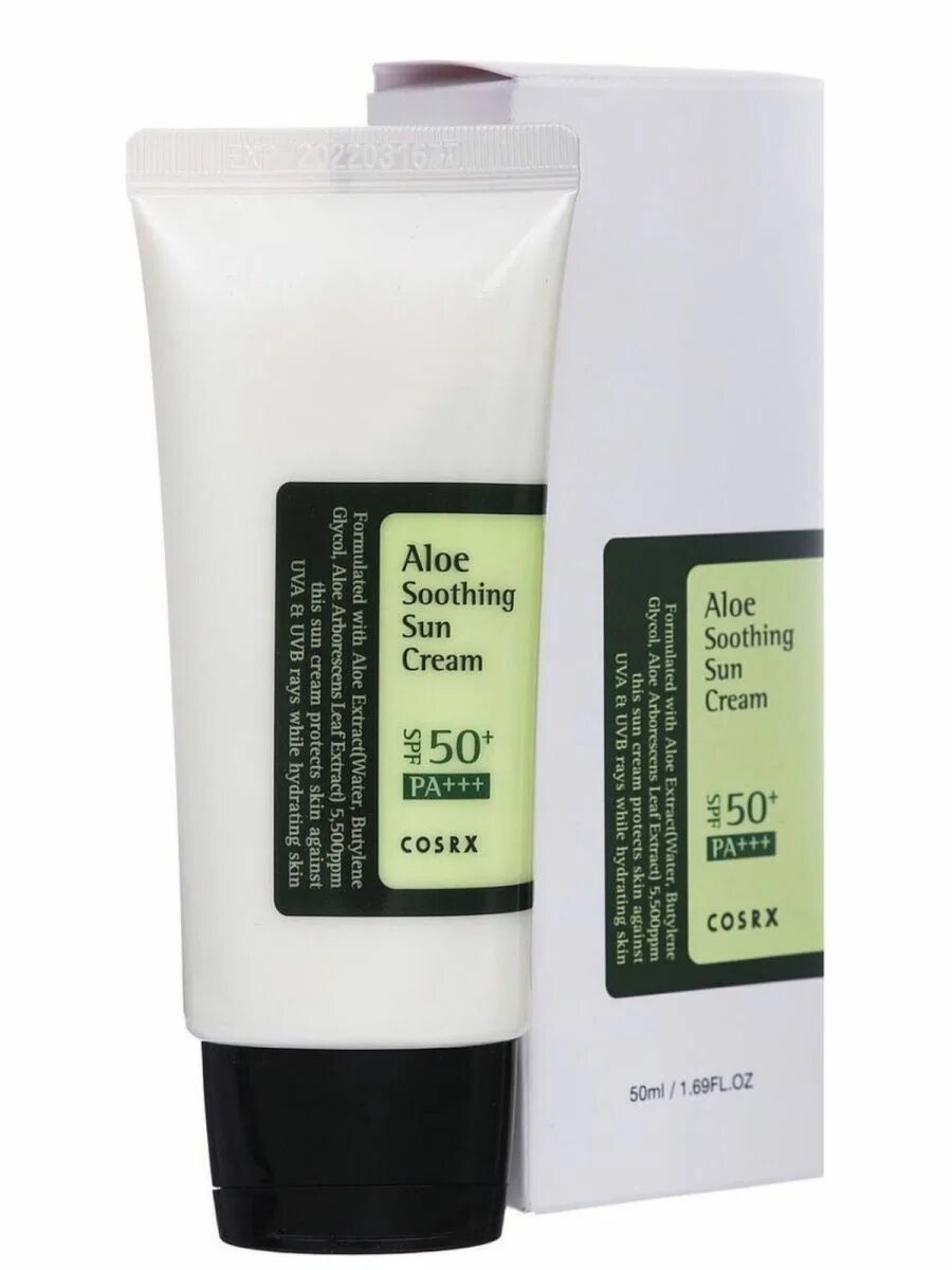 Cosrx aloe sun cream. COSRX Aloe Soothing Sun Cream spf50. COSRX Aloe Soothing SPF 50. COSRX крем spf50. COSRX Aloe Soothing Sun Cream spf50+ pa+++.