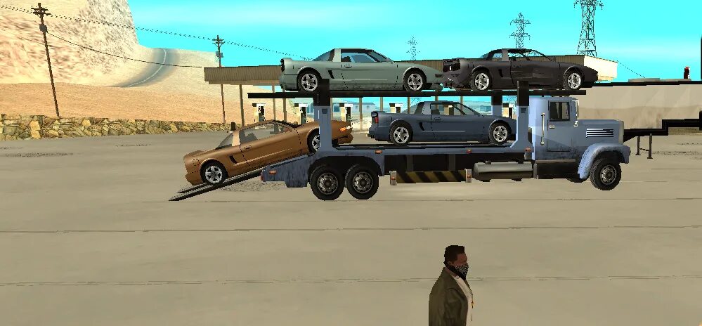 Автовоз GTA sa. Packer ГТА са. Эвакуатор самп. Эвакуатор GTA. Как подцепить машину в гта