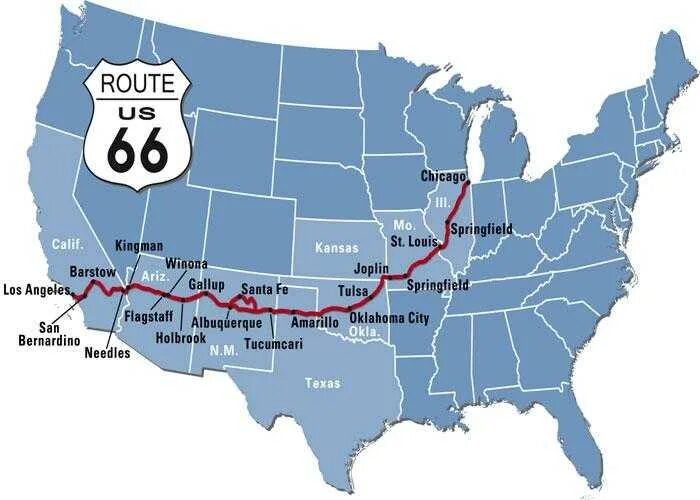 Атс дороги. Трасса 66 Лос Анджелес. США трасса 66. Трасса 66 в Америке. Трасса 66 на карте.