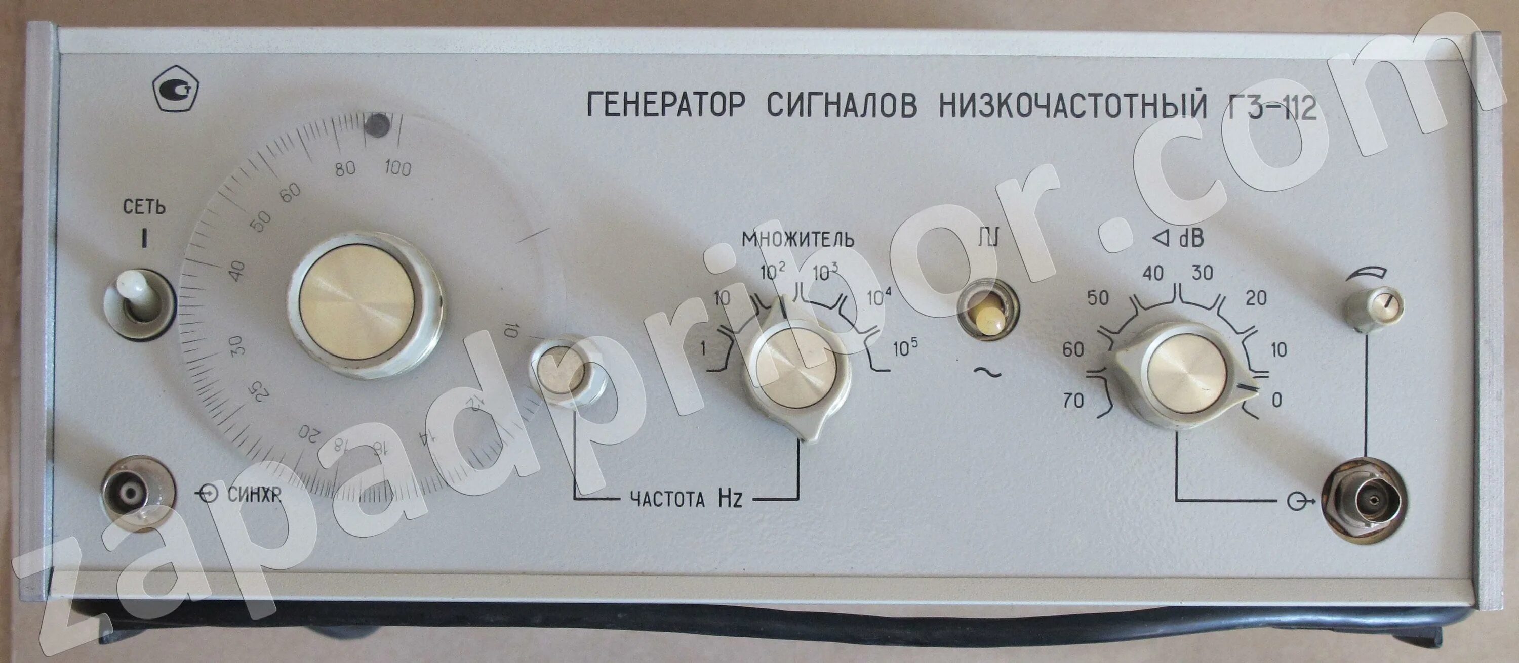 Генератор г3 112 схема Особенности конструкции Г3-112.