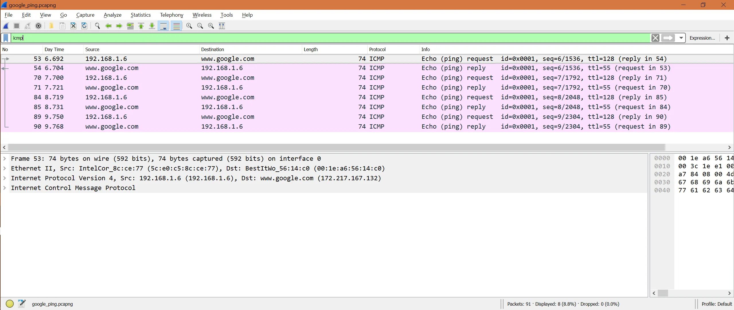 Icmp ping. Icmp ping в wireshark. icmp сообщение wireshark структура. эхо запрос. echo request echo reply.